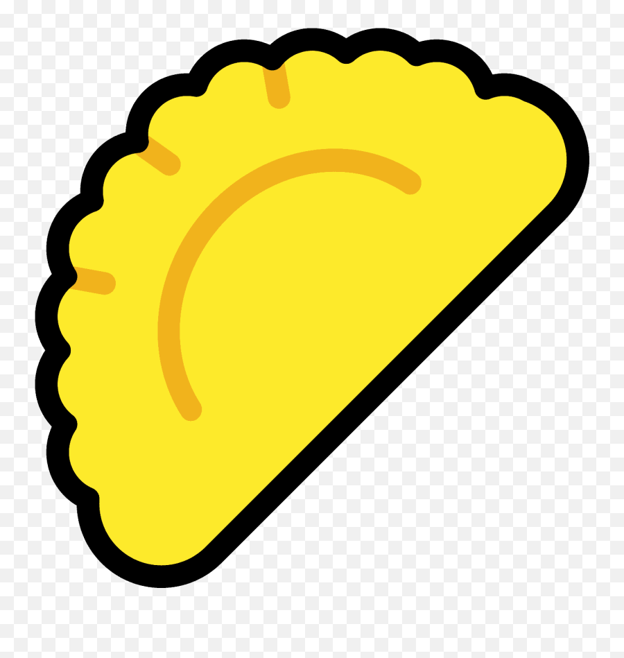 Dumpling Emoji - Emoticon Empanada,Dumpling Emoji