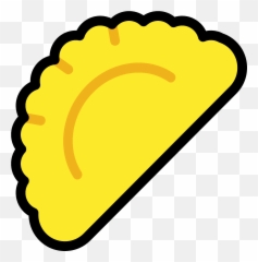 Dumpling Emoji - Emoticon Empanada,Dumpling Emoji