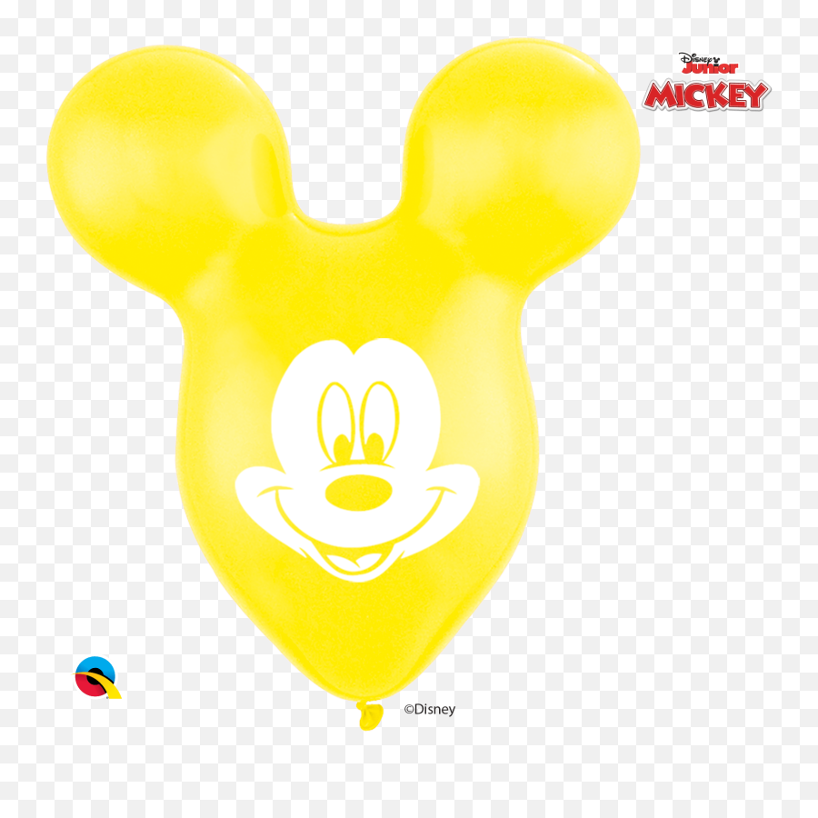 Traditional Mousehead Disney Mickey - Qualatex Emoji,Mickey Mouse Ears Emoji