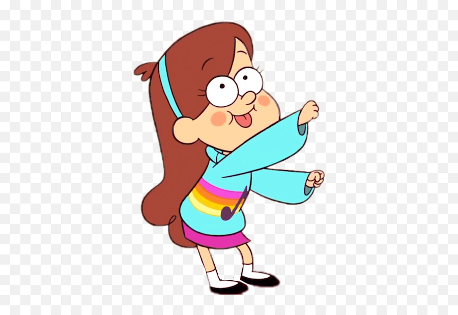 Gravityfalls Gravity Falls Sticker By Kilgraves - Mabel Sweater Music Note Emoji,Gravity Falls Emoji