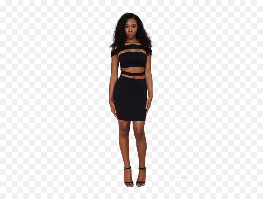 Ebony Black Dress Psd Official Psds - Ebony Model Black Dress Emoji,Ebony Emoji