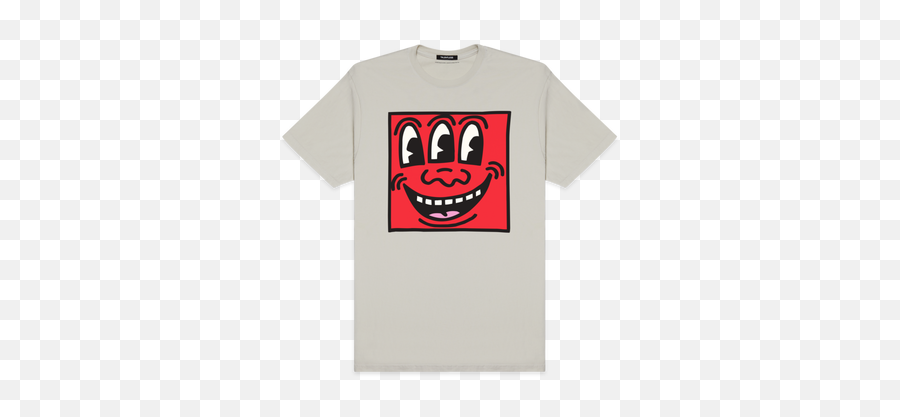 Talentless Menu0027s Keith Haring Three - Eyed Face Premium Tee Short Sleeve Emoji,Red Sox Emoticons