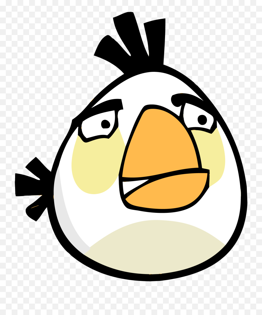 Angry Bird White Icon - White Bird From Angry Birds Emoji,Angry Bird Emoji