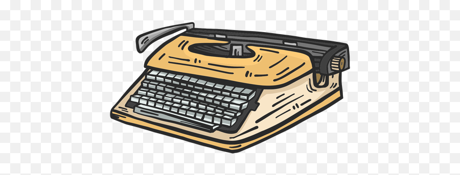 Typewriter Colored Clipart - Typewriter Color Clipart Emoji,Bagpipes Emoji