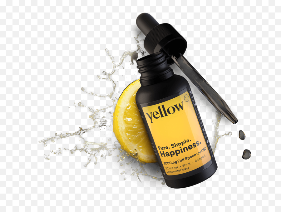 Yellow Lemonade 2000mg Cbd Tincture - Chemical Compound Emoji,Guess The Emoji Lemon Water Water