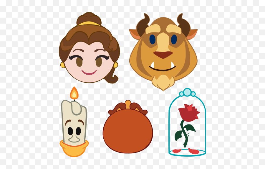 Geeksvgs Beauty And The Beast Emoji - Beauty And The Beast Emoji,Emoji Mandala