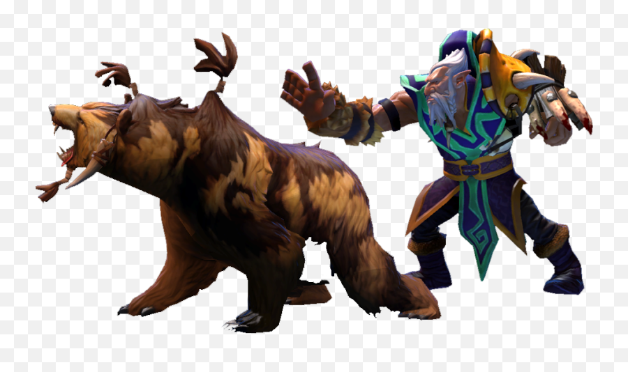 Lone - Lone Druid Dota 2 Png Emoji,Dota 2 Unlock Emoticons