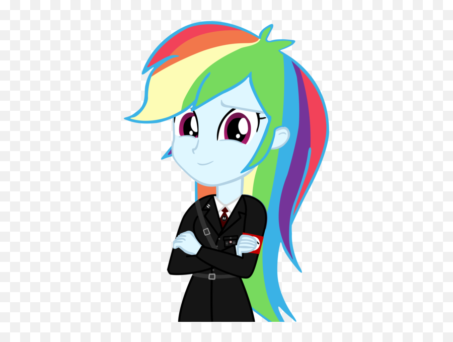 Solo Swastika Transparent Background - Human Rainbow Dash Mlp Emoji,Hugo Boss Emotion Club