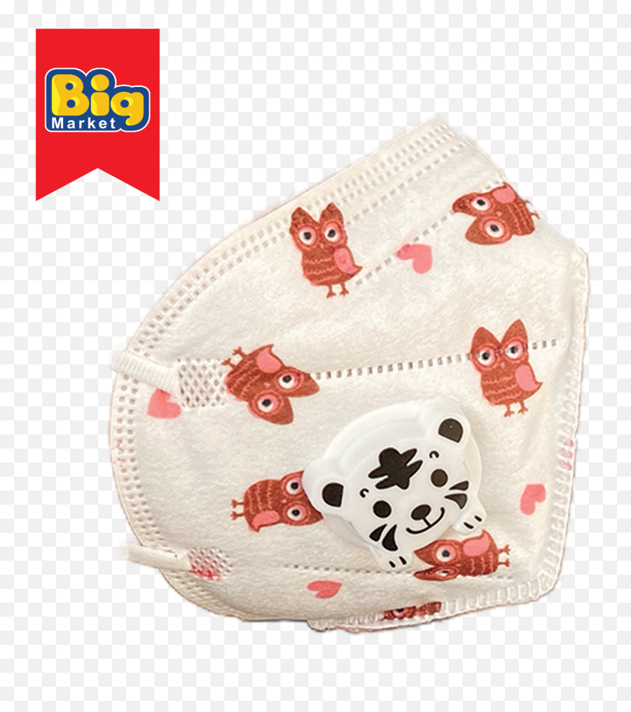 Masca De Protectie Pentru Copii Faciala Kn95 Ffp2 Cu Valva Supapa Model Owl - Ambalaj Individual Soft Emoji,Podel Emoji