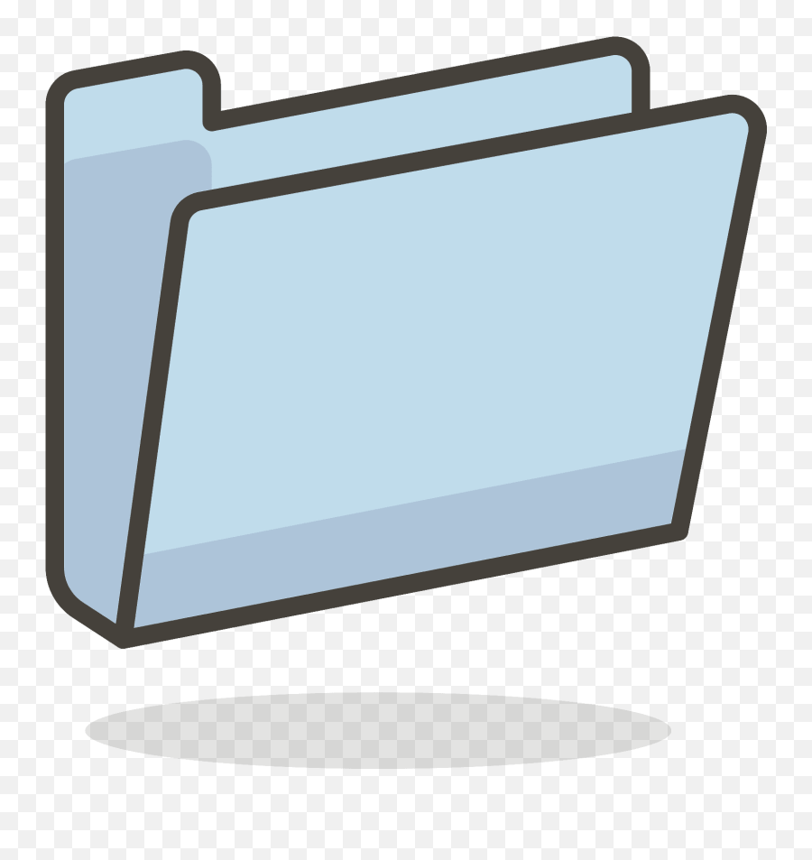 Open File Folder Emoji Clipart - Horizontal,Folder Emoji