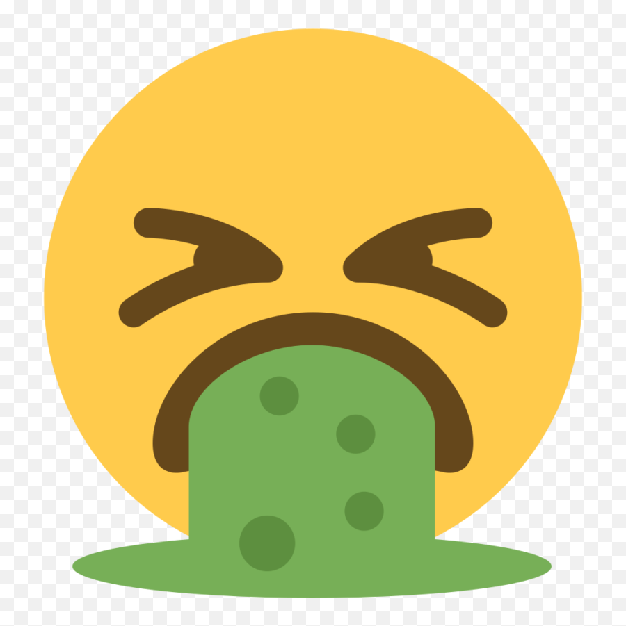 Face Vomiting Emoji Clipart - Android Throwing Up Emoji,Vomiting Emoji Iphone
