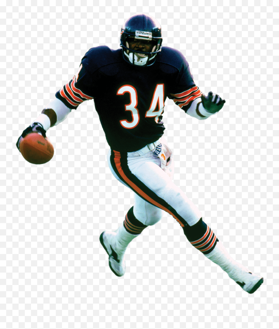 Football Clipart Bear Football Bear - Walter Payton Png Emoji,Chicago Bears Emoji