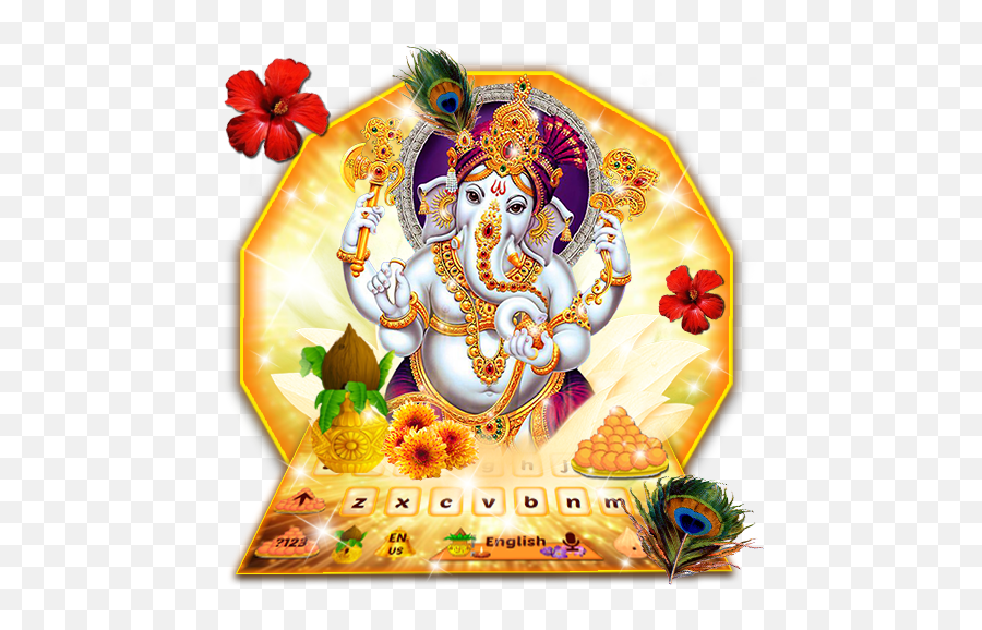 Lord Ganesha Keyboard - Religion Emoji,Ganesha Text Emoji