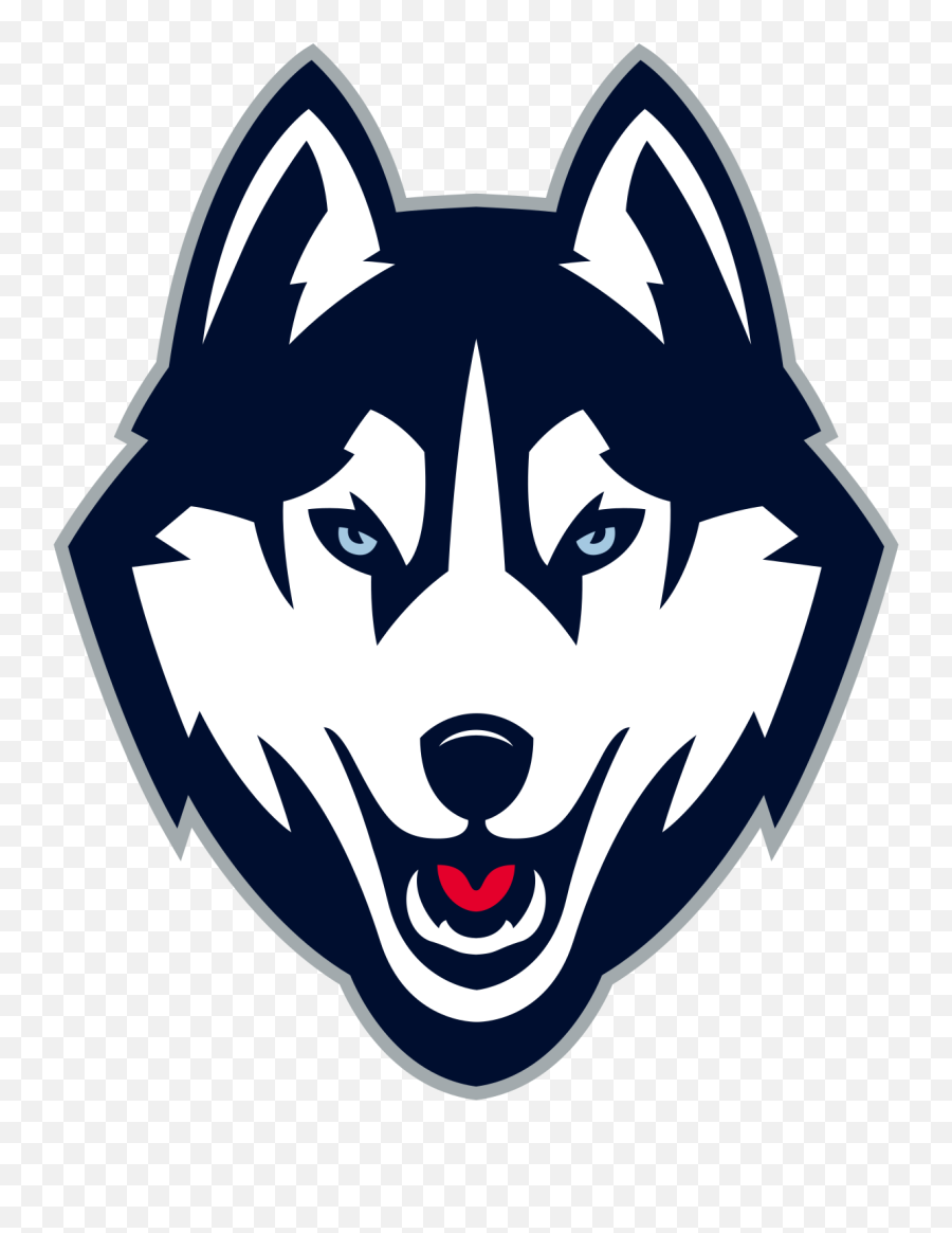 Uconn Huskies - Uconn Husky Logo Emoji,Husky Stages Of Emotion