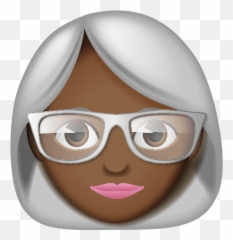 Emoji U2013 The Official Brand Old Woman With Glasses Fitz 5 - For Women,Emoticon De Lentes De Sol