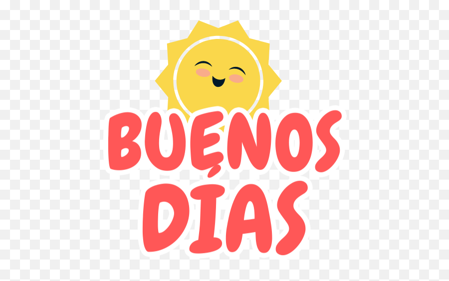 Stickers De Buenos Días - Whatsapp Sticker De Buenos Días Emoji,Mensajes Con Emojis Para Whatsapp