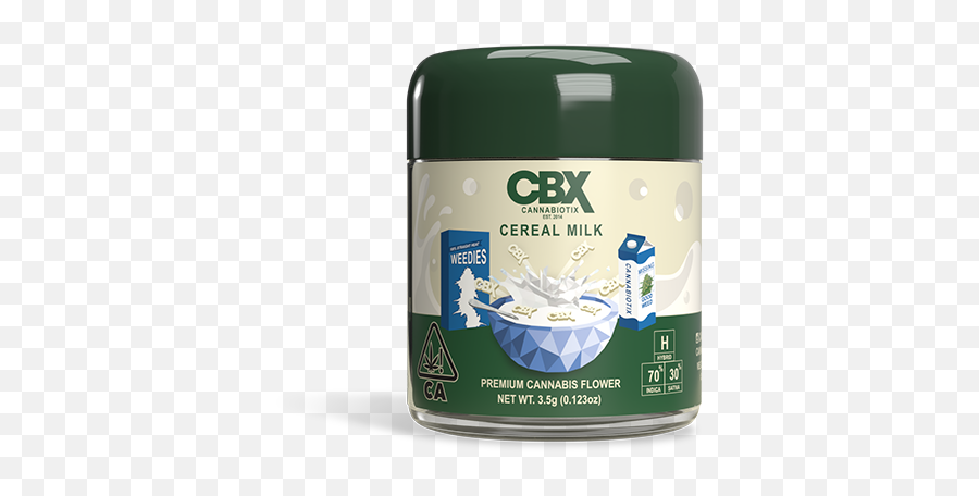 Cereal Milk Premium Flower Cannabiotix - Cannabiotix Cereal Milk Emoji,Emoticon Marihuana