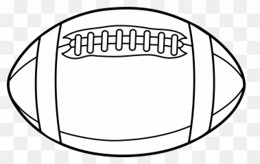 Outline Football Clip Art - Transparent Background Football Clipart Black And White Emoji,Rugby Ball Emoji