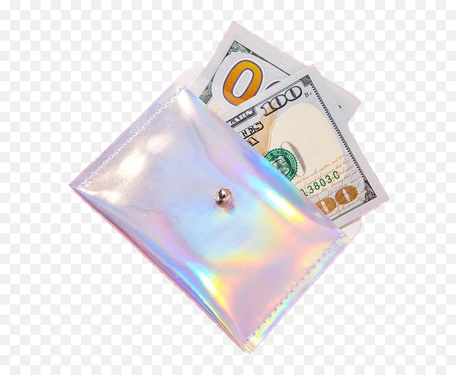 Holo Holographic Wallet Money Sticker - Cash Emoji,Phone And Money Wallet Emoji