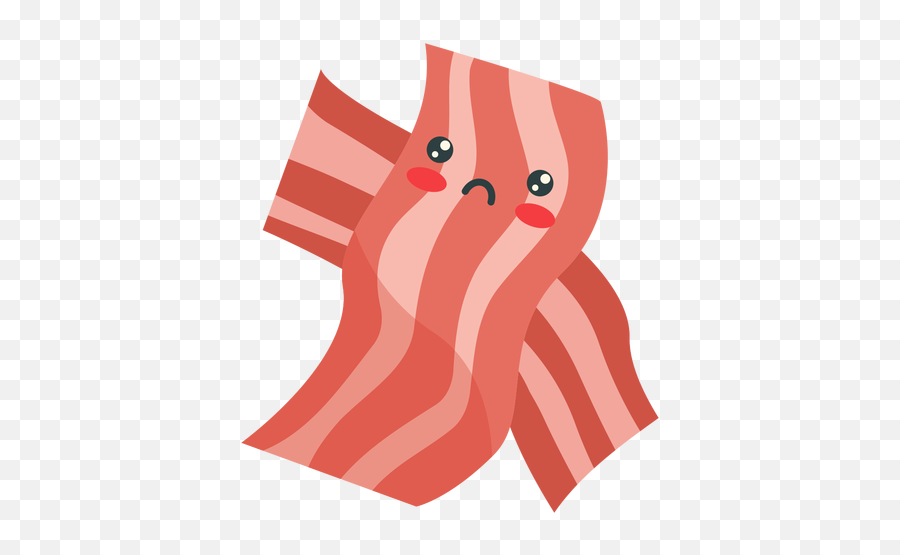 Gráficos De Triste Para Descargar - Bacon Kawaii Png Emoji,Zorro Waving Emoticon