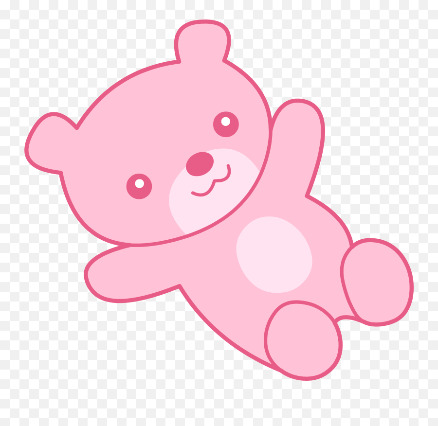 Teddy Bear Black Bear Clip Art Free - Clipart Pink Teddy Bear Png Emoji,Gummy Bear Emoji