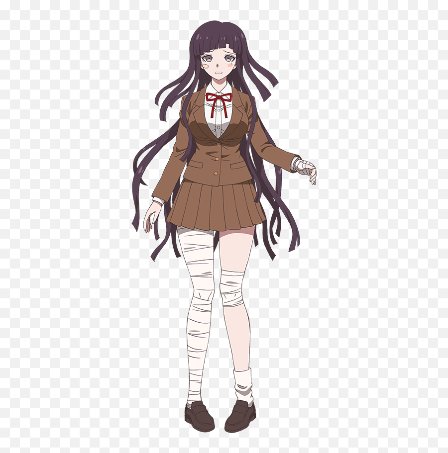 The Alpha Four - Danganronpa Uniform Emoji,Cute Little Anime Girl With Purple Hair And Scarf No Emotions
