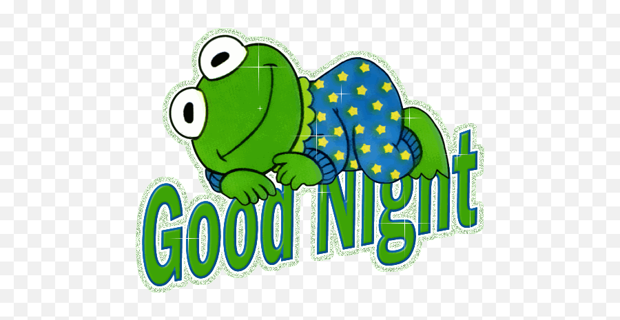 Pin - Notte Notte Gif Divertenti Emoji,Kermit Emojis Hearts