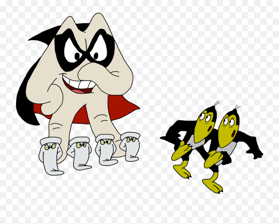 Twoucan - Fictional Character Emoji,Heckle And Jeckle Emoticon