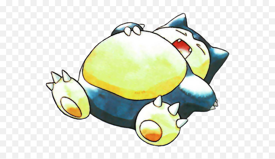 Gen 1 - Snorlax Art Emoji,Snorlax Emoji