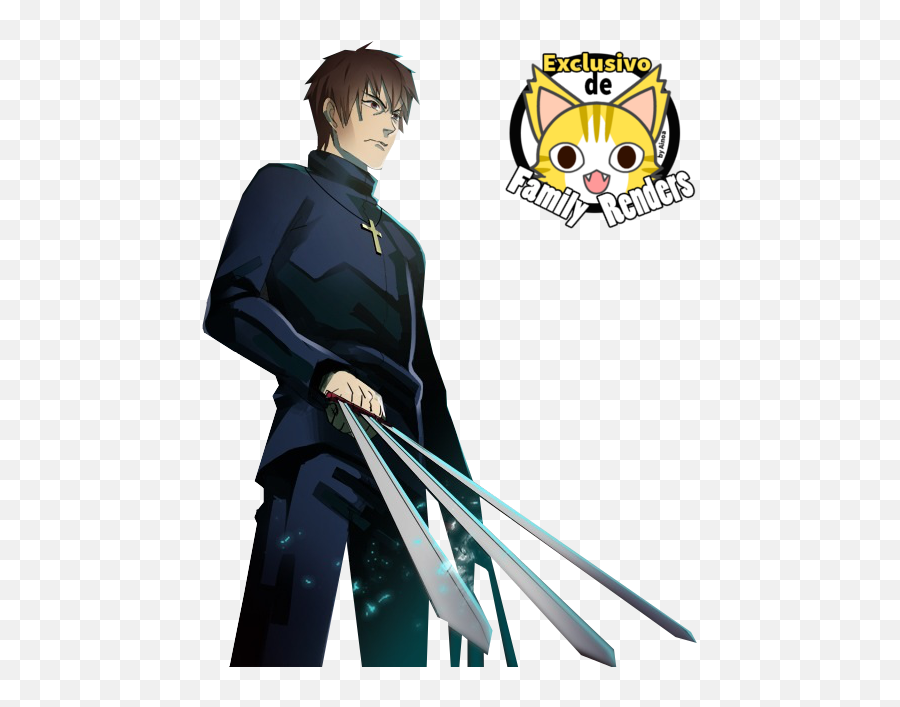 Png - Fictional Character Emoji,Kotomine Kirei Emoji