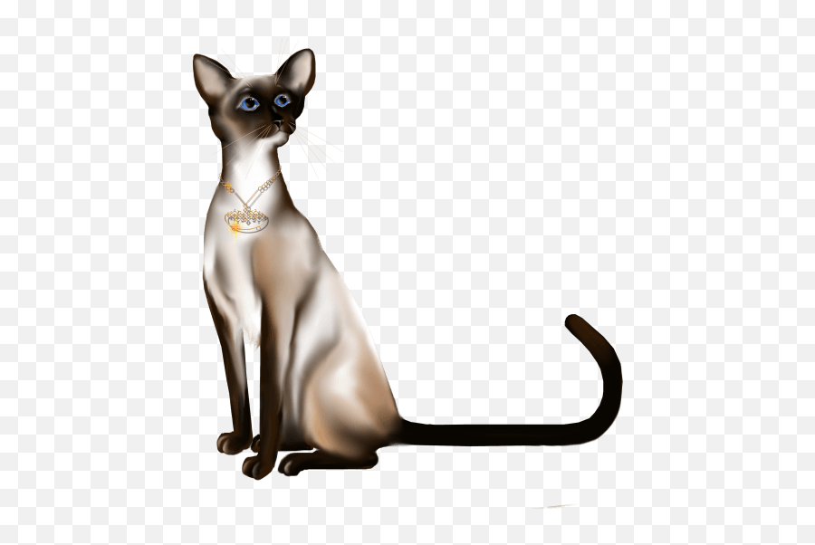 Abstract Cat Line Drawing - Clip Art Library Siamese Cat Emoji,Siamese Kitty Emoticon