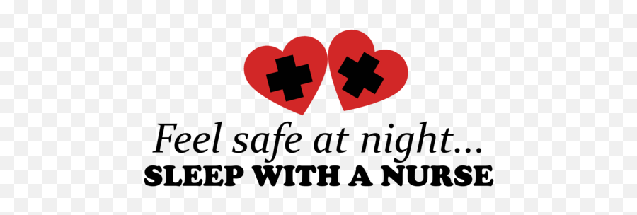 Feel Safe At Night Sleep With A Nurse T - Shirt Emoji,Sexual Nurse Patient Emoji