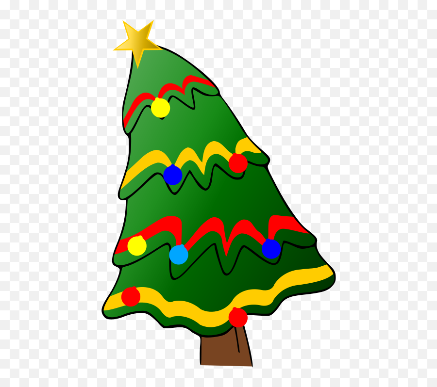 Cartoon Xmas Clipart Emoji,Christmas Tree Emotions
