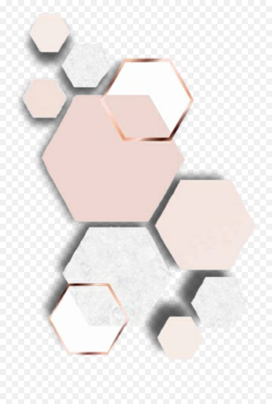 Decoration Hexagon Shape Sticker - Language Emoji,Hexagon Emoji