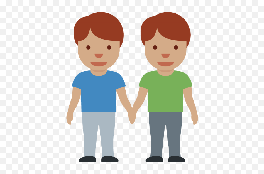 Men Holding Hands Medium Skin Tone Emoji - Download For,Emojis With Hands