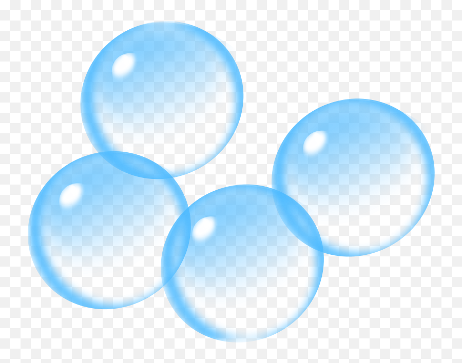 Clip Art Soap Bubble Image - Blue Bubbles Clipart Emoji,Soap Bubble Emoji