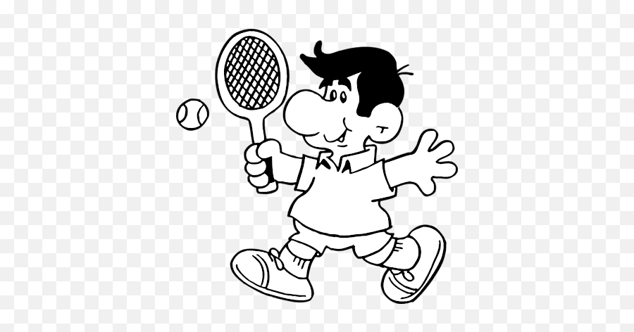 Tennis Cartoon Images - Clipartsco Emoji,Tennis Racquet Dampener Emojis