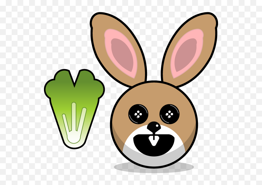 Hunny Bunnys Stickers - Rabbit Emoji Meme By Akura Shande Happy,Bunny Emoji Png
