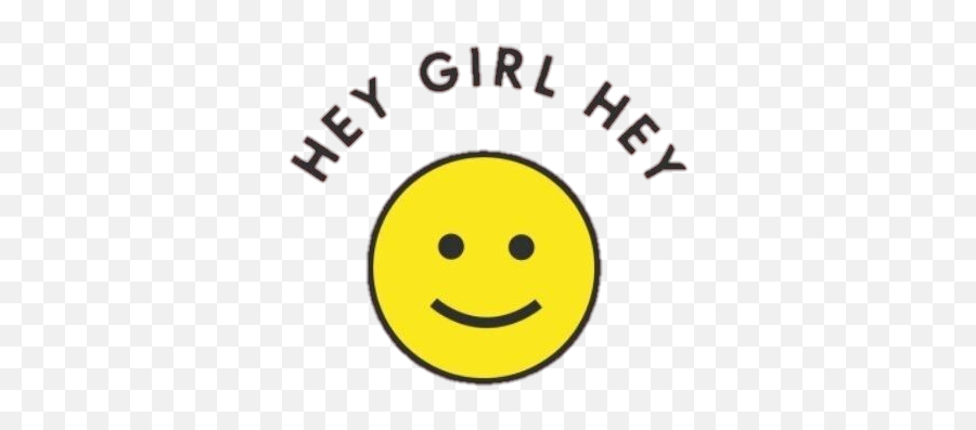 Hey Heygirl Girl Smile Yellow Sticker By Unicorn Emoji,Gi Emoji