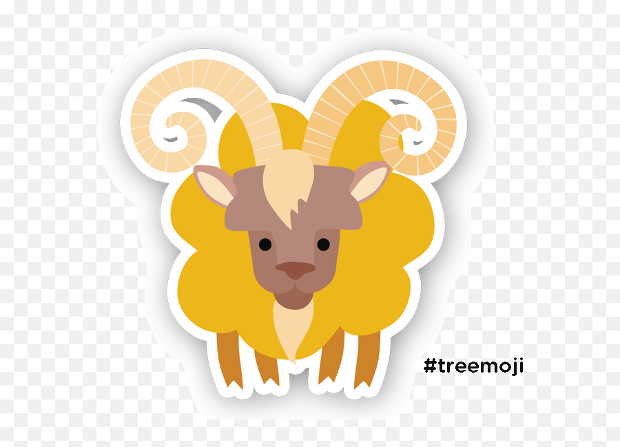 Golden Goat Treemoji Httpbitlytreemoji3 Golden Goat,Goat Emoji]