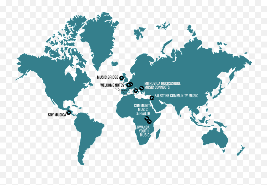 Musicians Without Borders - War Divides Music Connects Yorkshire In World Map Emoji,Musical Modes And Emotions