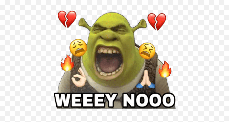 Shrek - Supernatural Creature Emoji,Shrek Emoticon