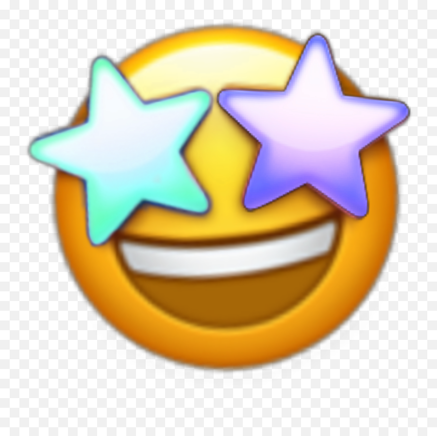 Star Wow Emoji Cool Blue Purple Sticker - Emoji Belleza,Blue Star Emoji