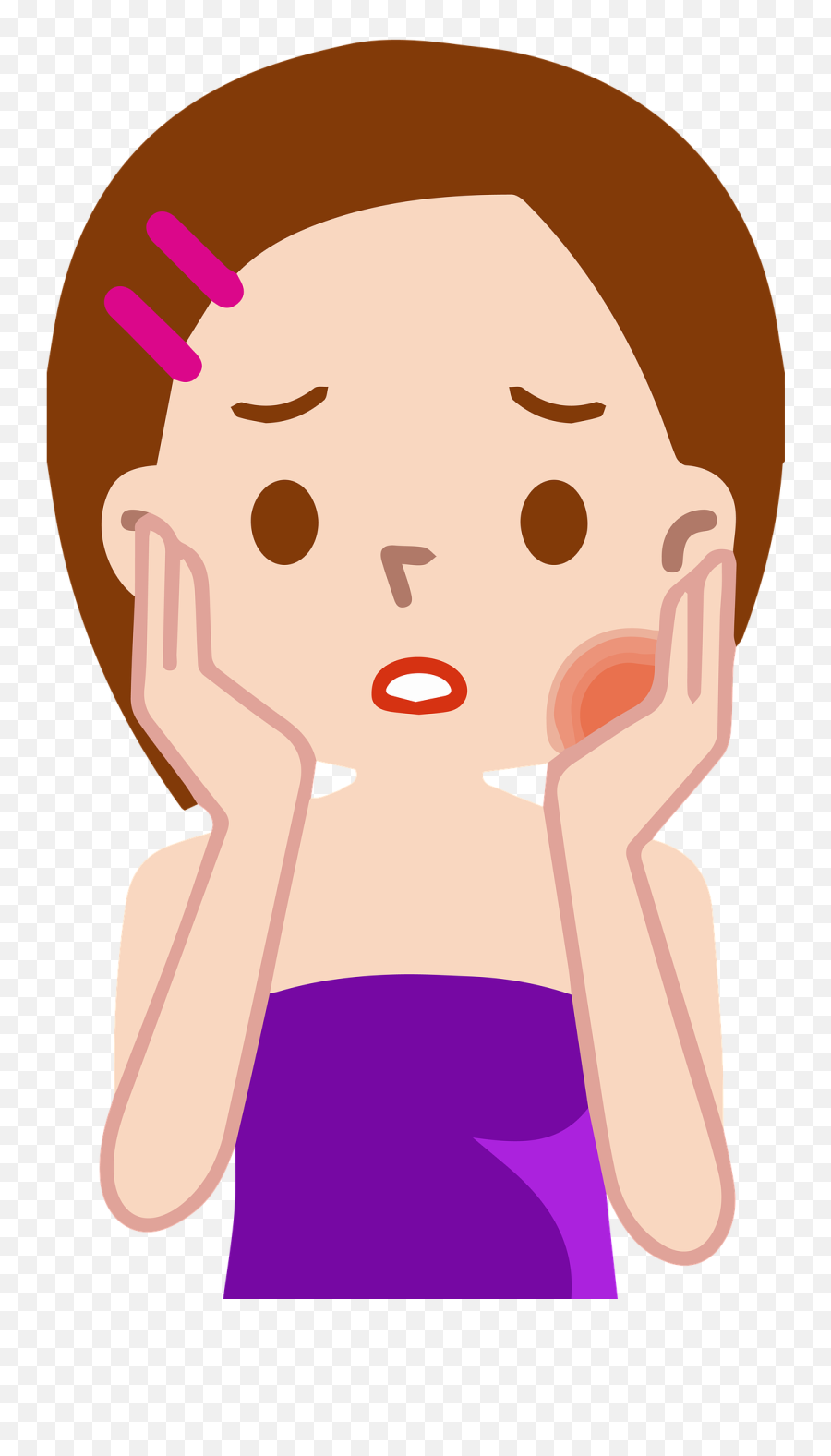 Nose Clipart Sore Nose Sore Transparent Free For Download - Wisdom Tooth Pain Cartoon Emoji,Sore Throat Emoji