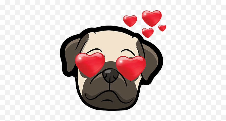 Pugmoji - Pug Emoji,Pug Emojis