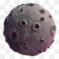 Moon Space Planet Asteroid Sticker - Crater Clipart Png Emoji,Asteroid Emojis Pictures