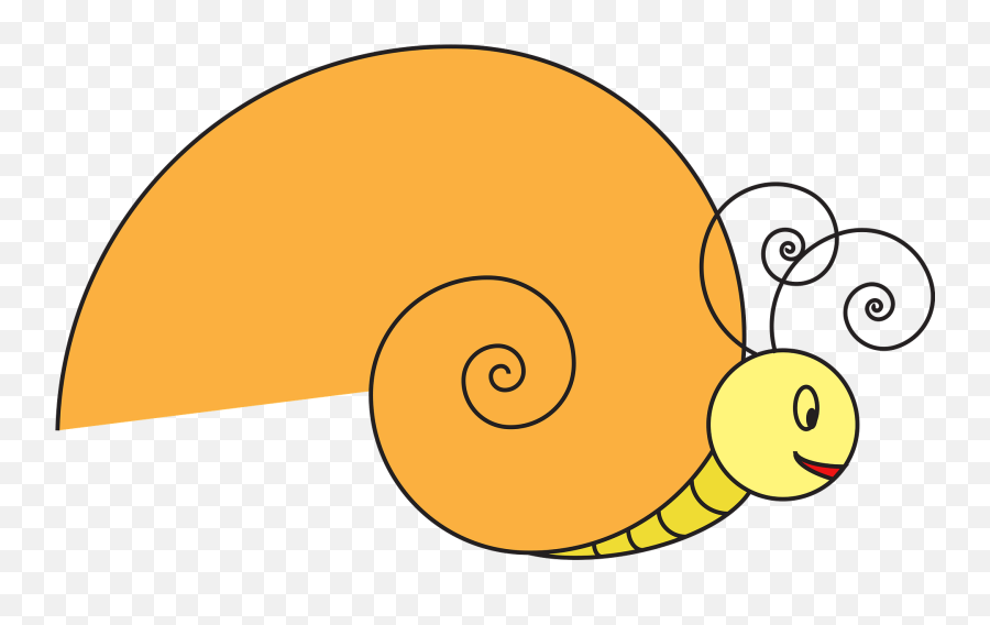 Happy Snail Clipart - Language Emoji,Snails Emoticon