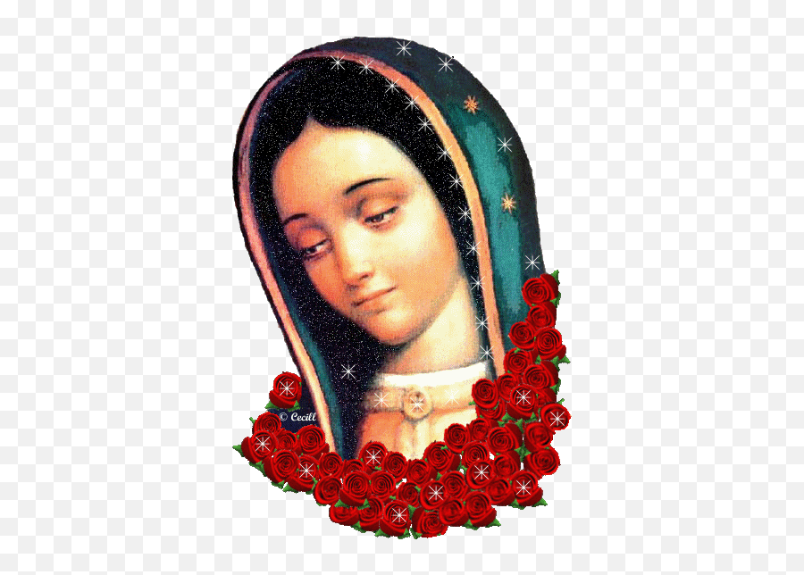 Aurora - Virgen De Guadalupe Animada Emoji,Emojis De Presentimiento