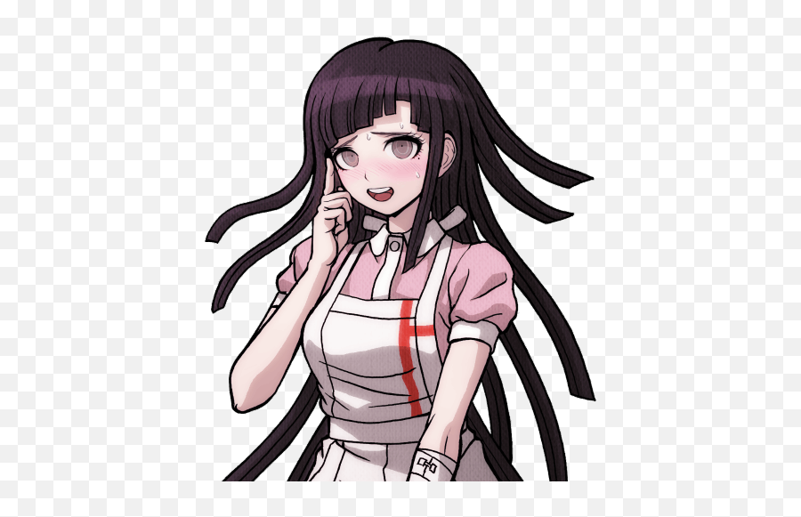 Mikan Tsumiki Danganronpa Wiki Fandom - Danganronpa Mikan Sprites Emoji,Anime With Main Character That Shows No Emotion'