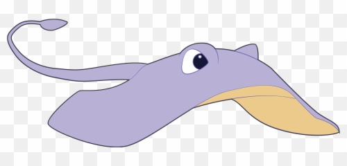 Stingray Clipart - Sketch Emoji,Stingray Emoji